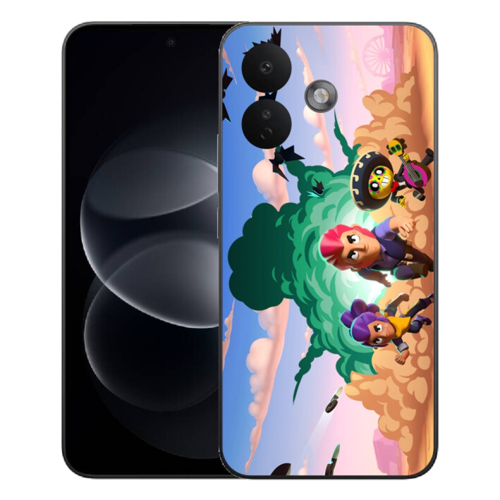 Gelový kryt mmCase na Xiaomi Redmi Note 17 Pro 5G - brawl stars