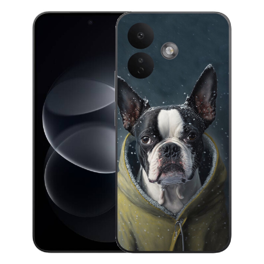 Gelový kryt mmCase na Xiaomi Redmi Note 17 Pro 5G - buldoček