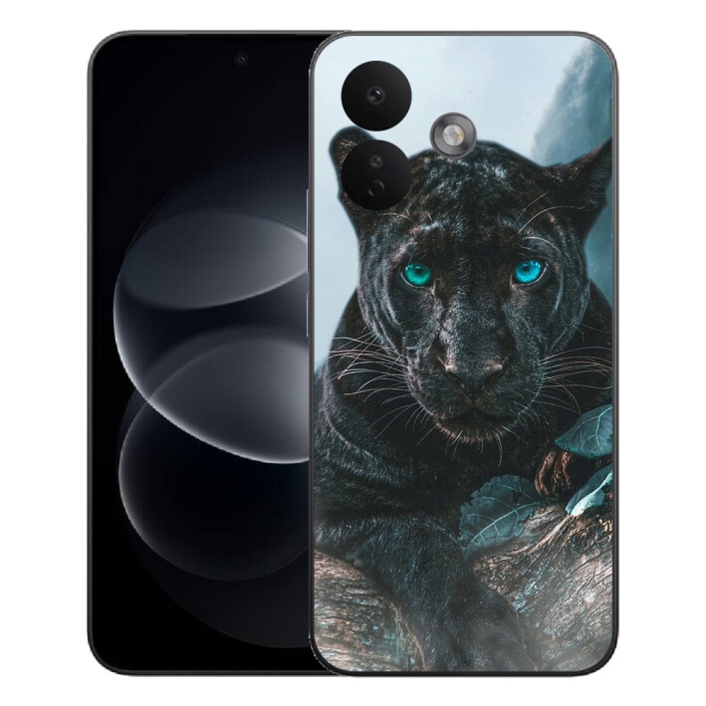 Gelový kryt mmCase na Xiaomi Redmi Note 17 Pro 5G - černý panter