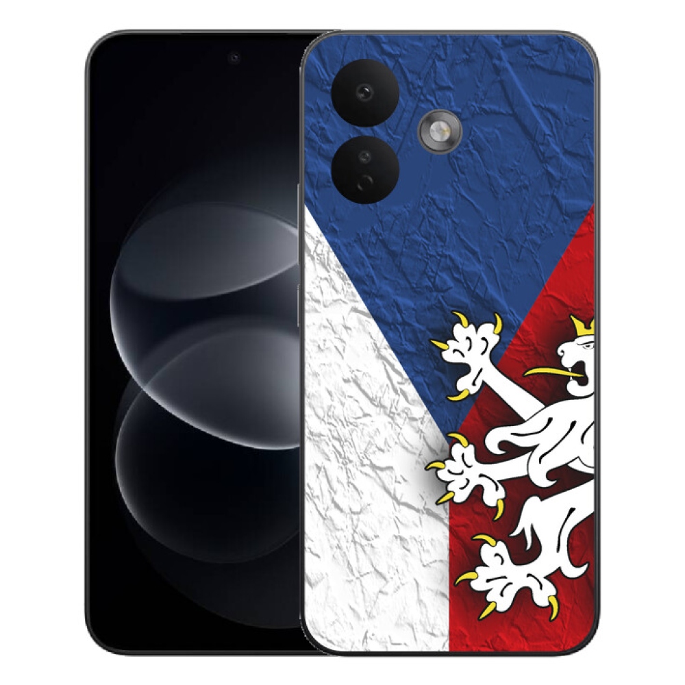 Gelový kryt mmCase na Xiaomi Redmi Note 17 Pro 5G - česká vlajka 1