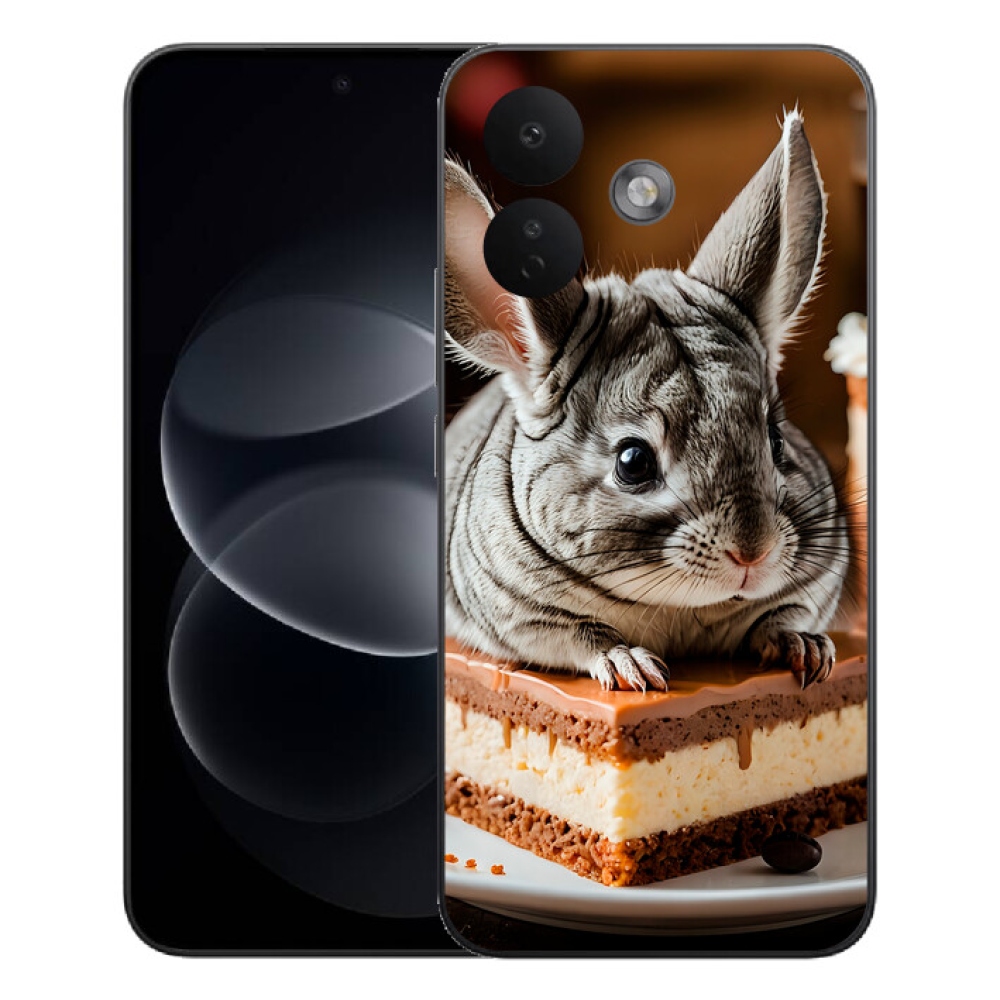 Gelový kryt mmCase na Xiaomi Redmi Note 17 Pro 5G - činčila