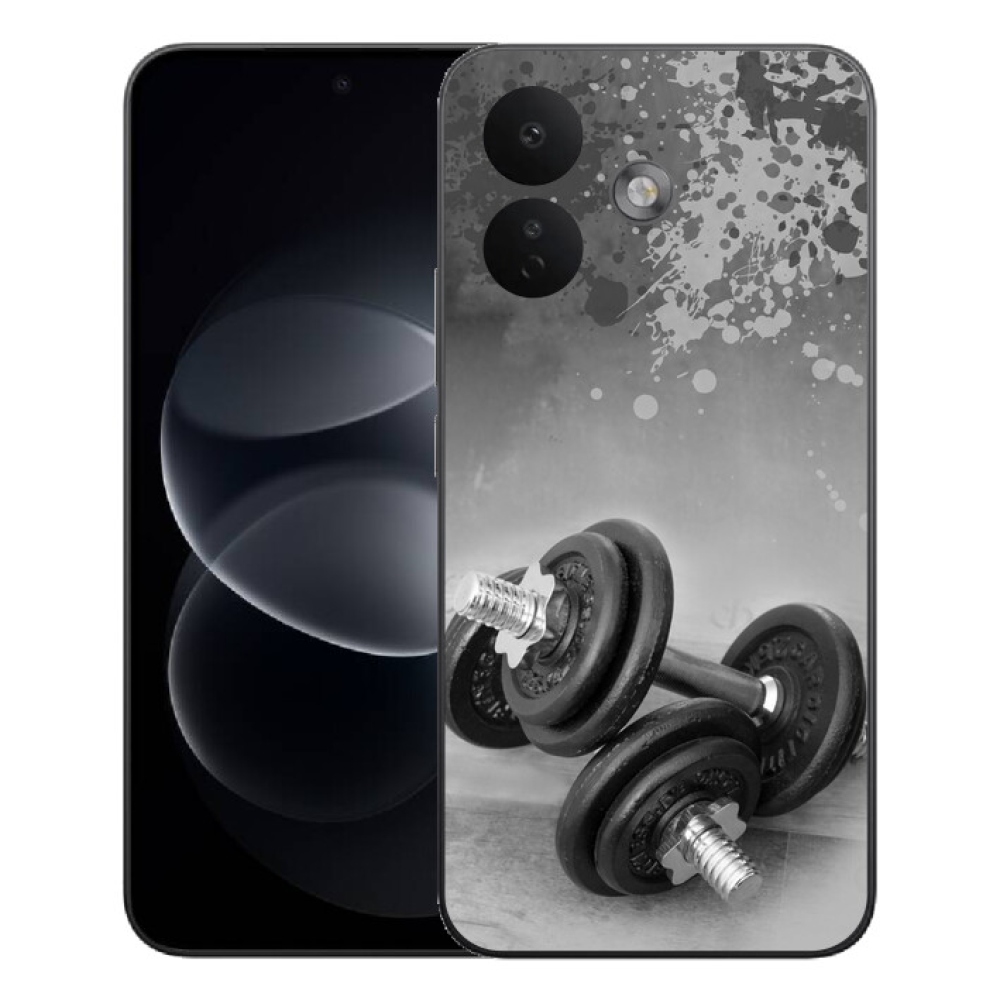 Gelový kryt mmCase na Xiaomi Redmi Note 17 Pro 5G - činky 1