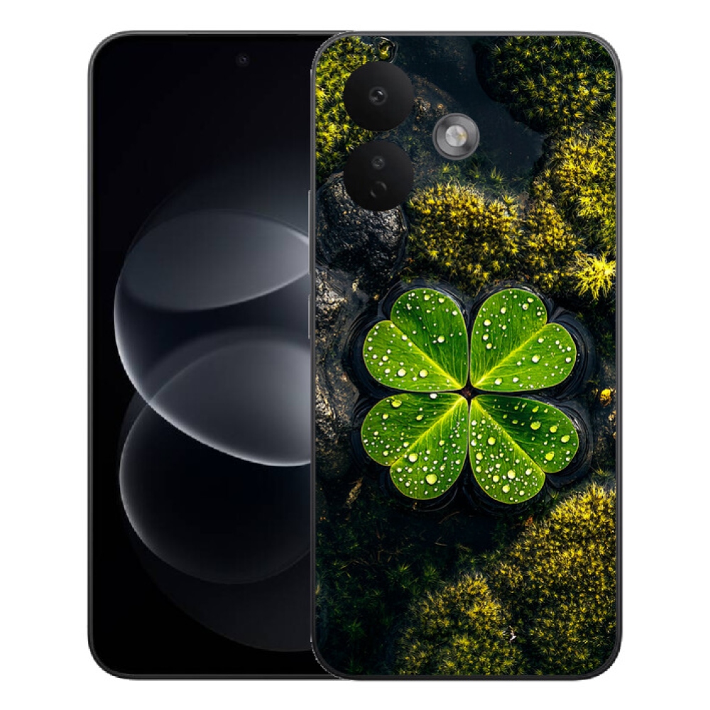 Gelový kryt mmCase na Xiaomi Redmi Note 17 Pro 5G - čtyřlístek