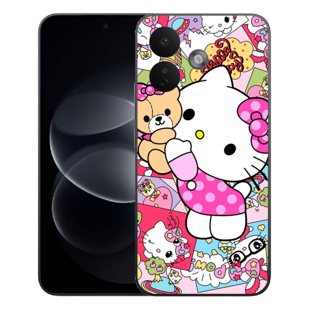 Gelový kryt mmCase na Xiaomi Redmi Note 17 Pro 5G - cute kitty