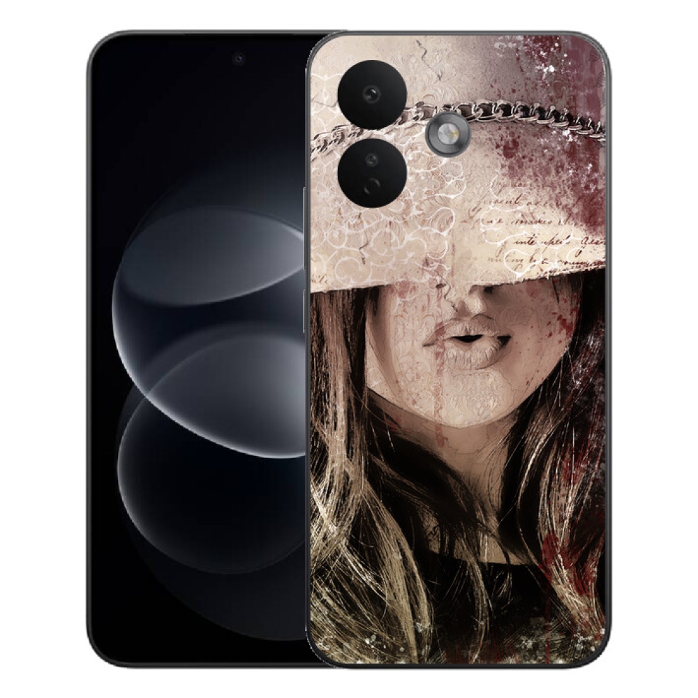 Gelový kryt mmCase na Xiaomi Redmi Note 17 Pro 5G - dívka