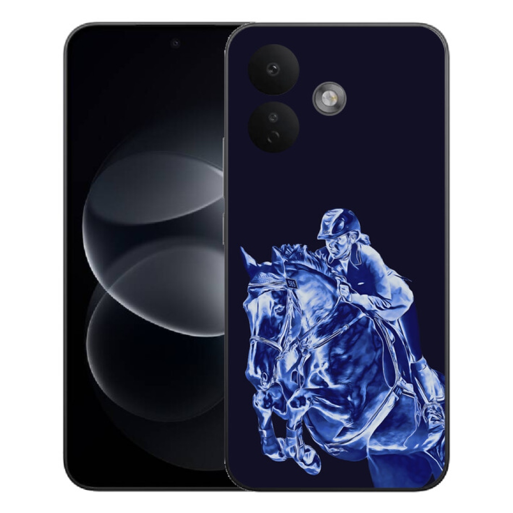 Gelový kryt mmCase na Xiaomi Redmi Note 17 Pro 5G - dostihový kůň