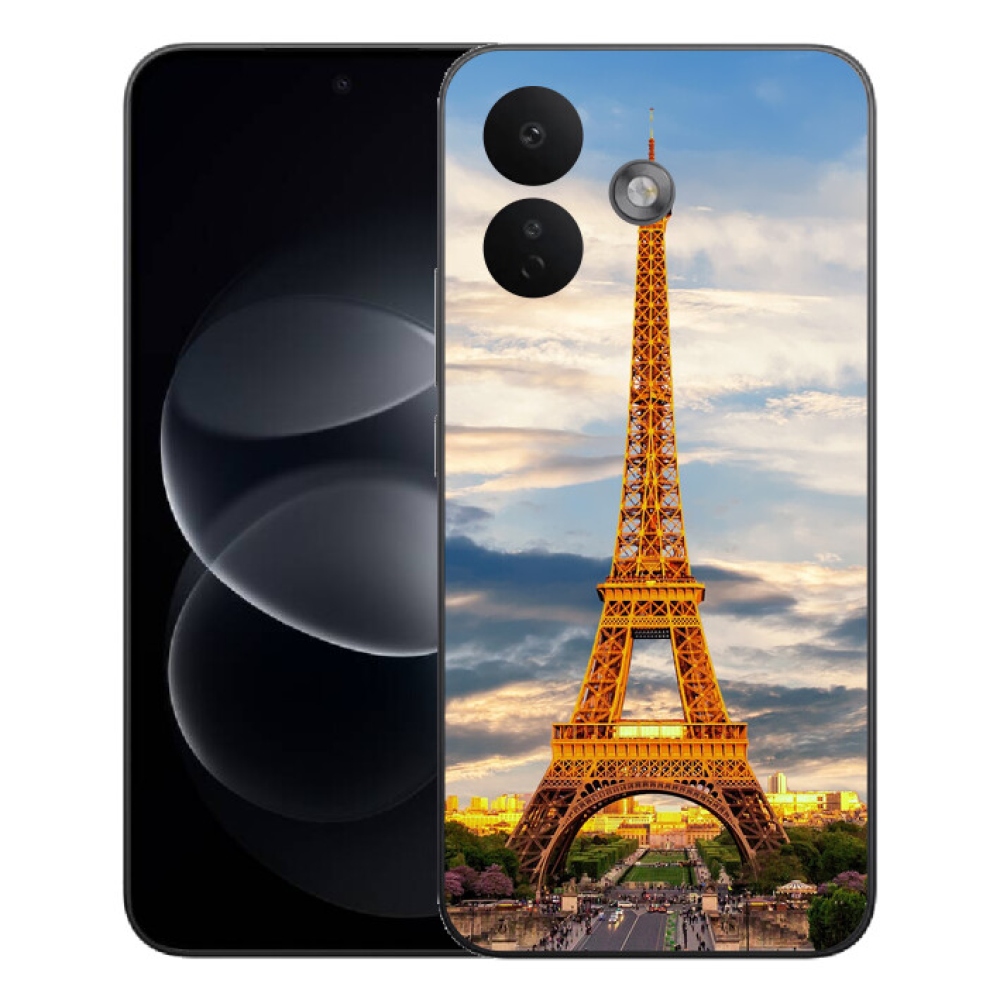 Gelový kryt mmCase na Xiaomi Redmi Note 17 Pro 5G - eiffelova věž 3