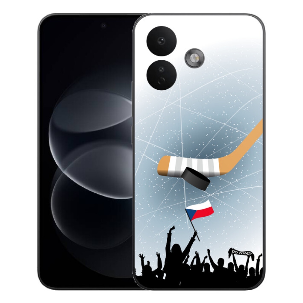 Gelový kryt mmCase na Xiaomi Redmi Note 17 Pro 5G - fanoušci hokeje