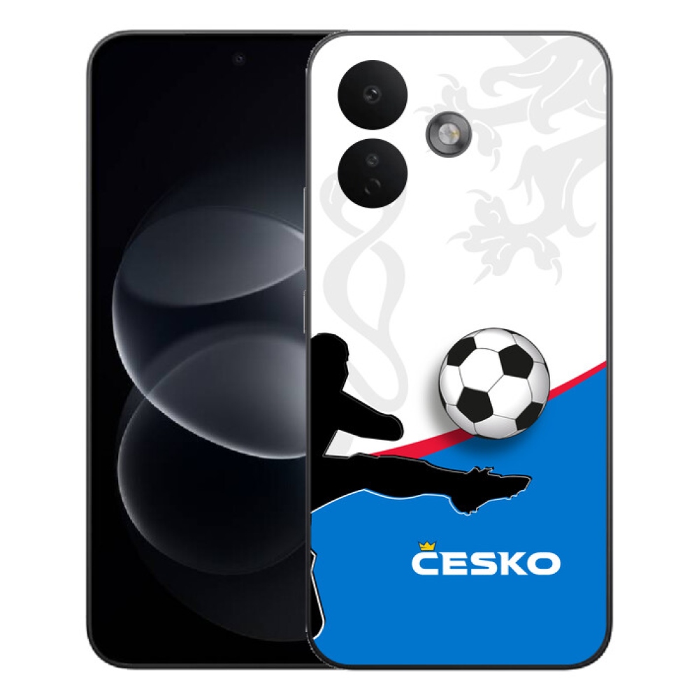 Gelový kryt mmCase na Xiaomi Redmi Note 17 Pro 5G - fotbal Česko 3