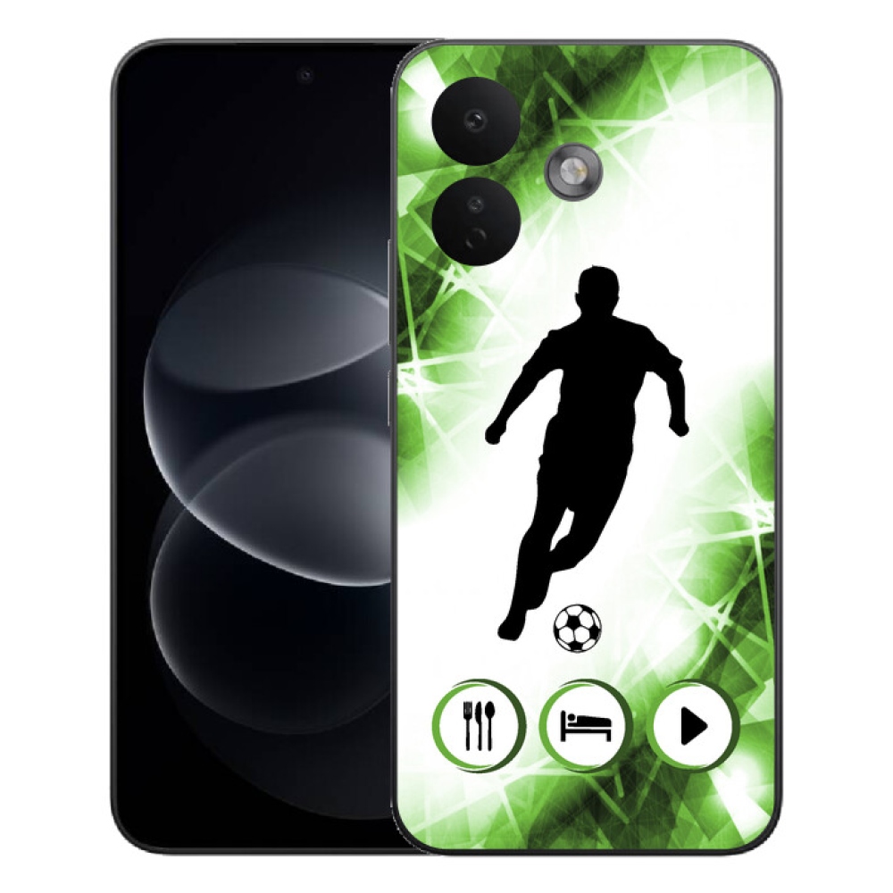 Gelový kryt mmCase na Xiaomi Redmi Note 17 Pro 5G - fotbalista
