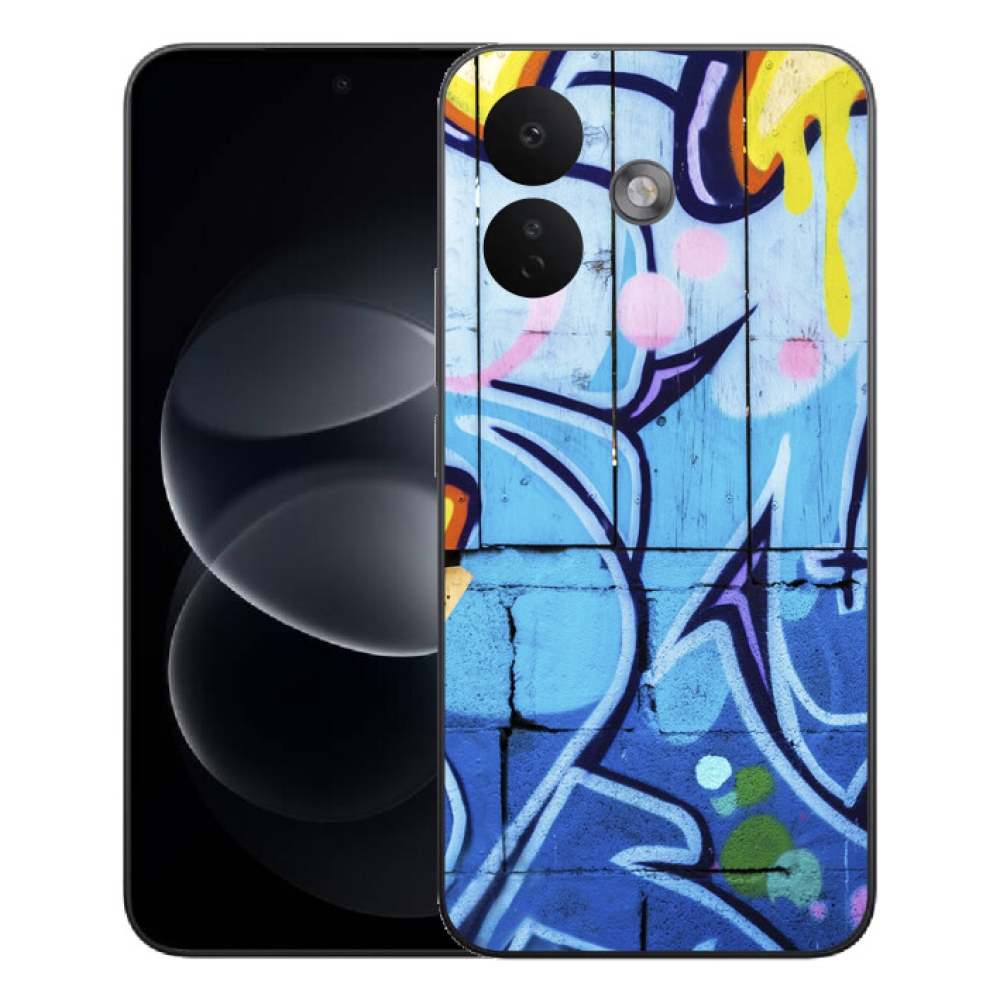 Gelový kryt mmCase na Xiaomi Redmi Note 17 Pro 5G - graffiti