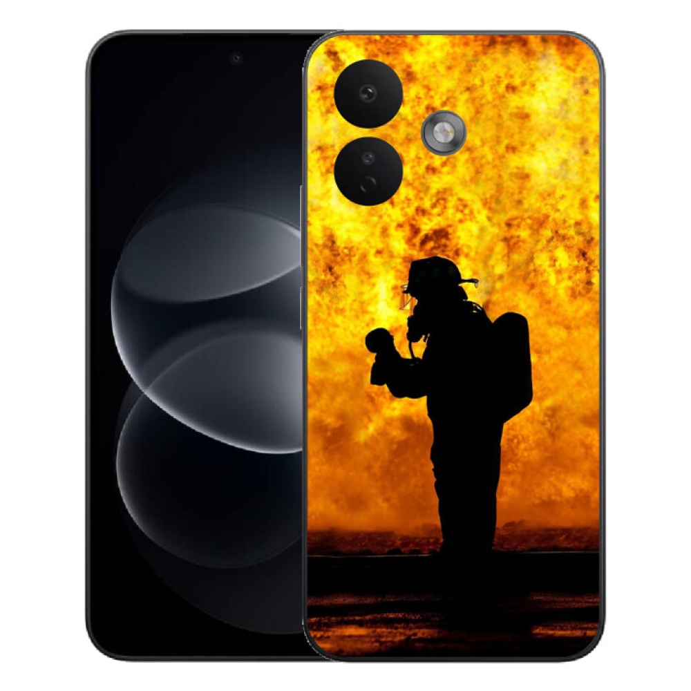 Gelový kryt mmCase na Xiaomi Redmi Note 17 Pro 5G - hasič