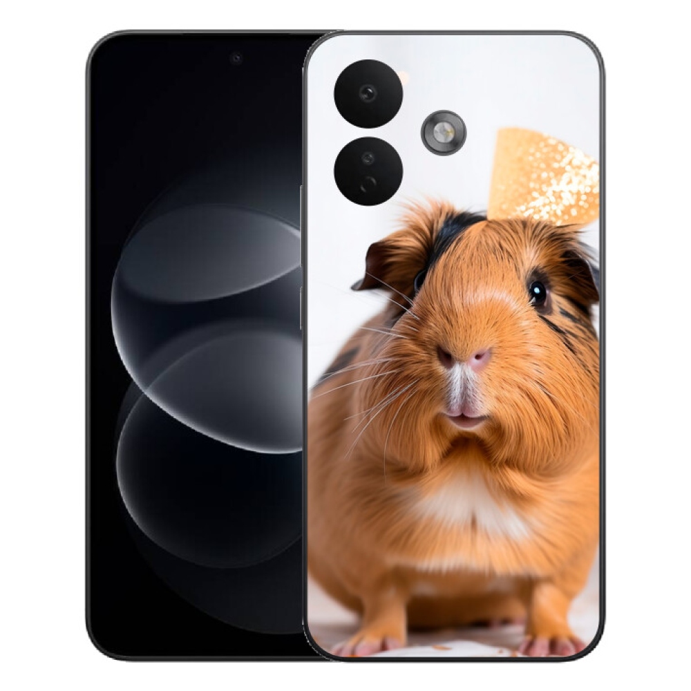 Gelový kryt mmCase na Xiaomi Redmi Note 17 Pro 5G - hnědé morče