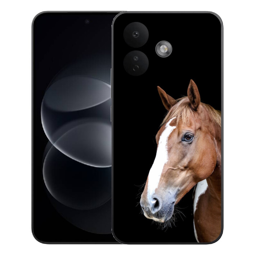 Gelový kryt mmCase na Xiaomi Redmi Note 17 Pro 5G - hnědý kůň 3