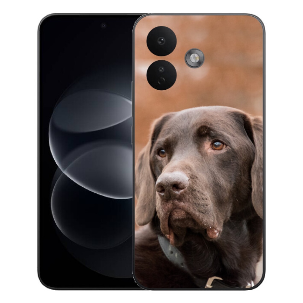 Gelový kryt mmCase na Xiaomi Redmi Note 17 Pro 5G - hnědý labrador