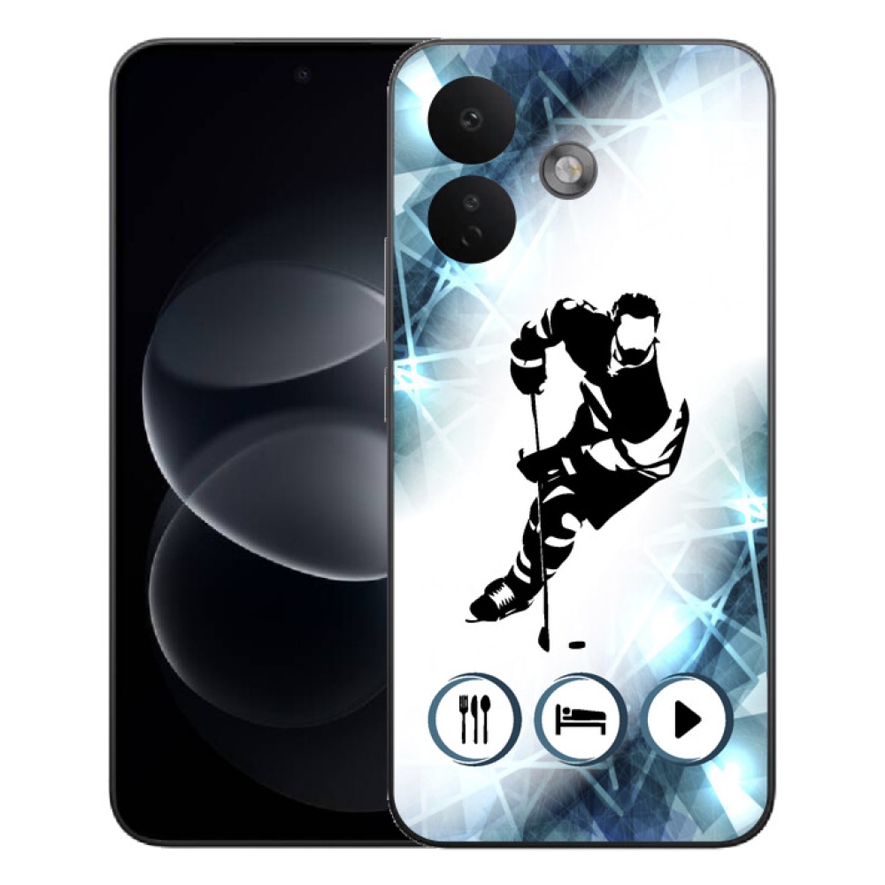 Gelový kryt mmCase na Xiaomi Redmi Note 17 Pro 5G - hokej 1