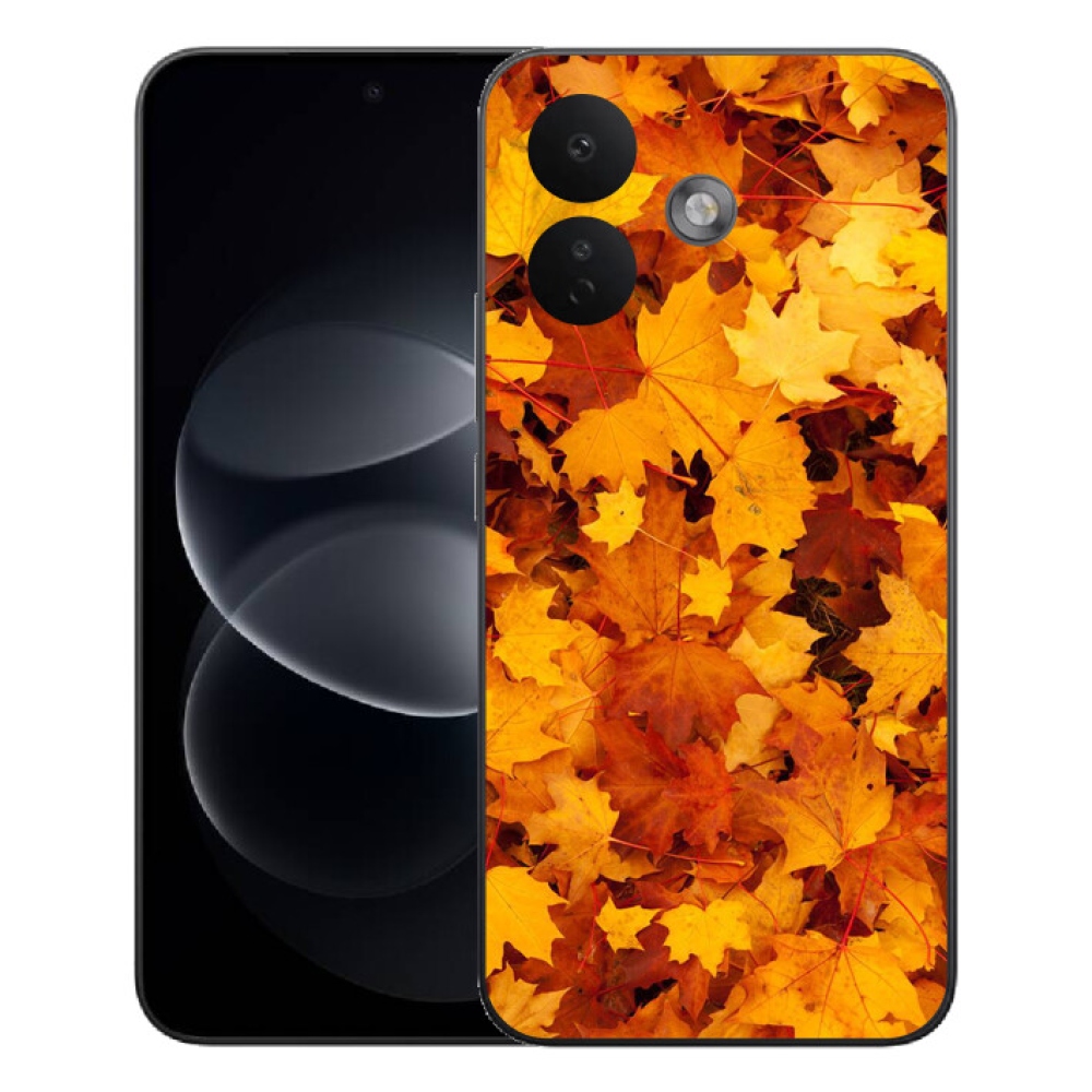 Gelový kryt mmCase na Xiaomi Redmi Note 17 Pro 5G - javorové listy
