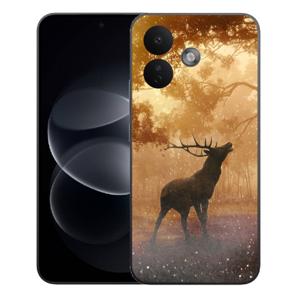 Gelový kryt mmCase na Xiaomi Redmi Note 17 Pro 5G - jelen v říji