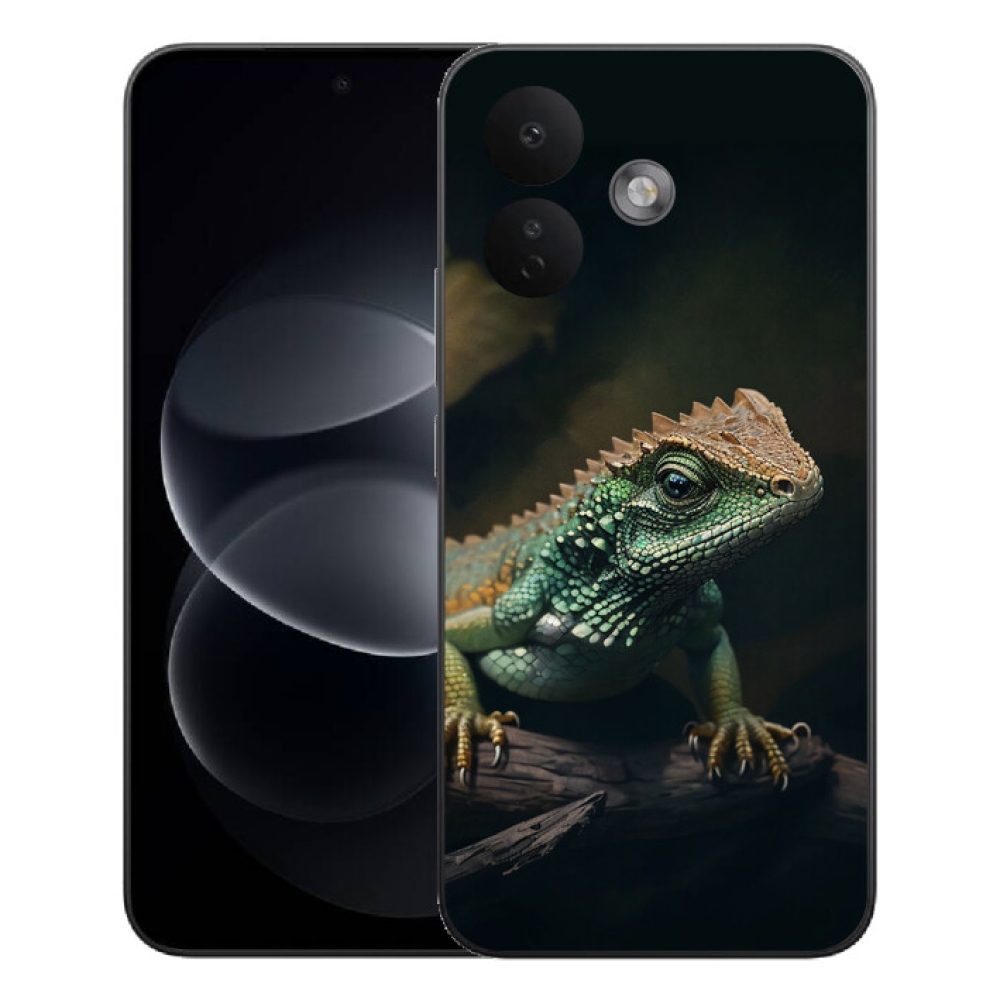Gelový kryt mmCase na Xiaomi Redmi Note 17 Pro 5G - ještěr