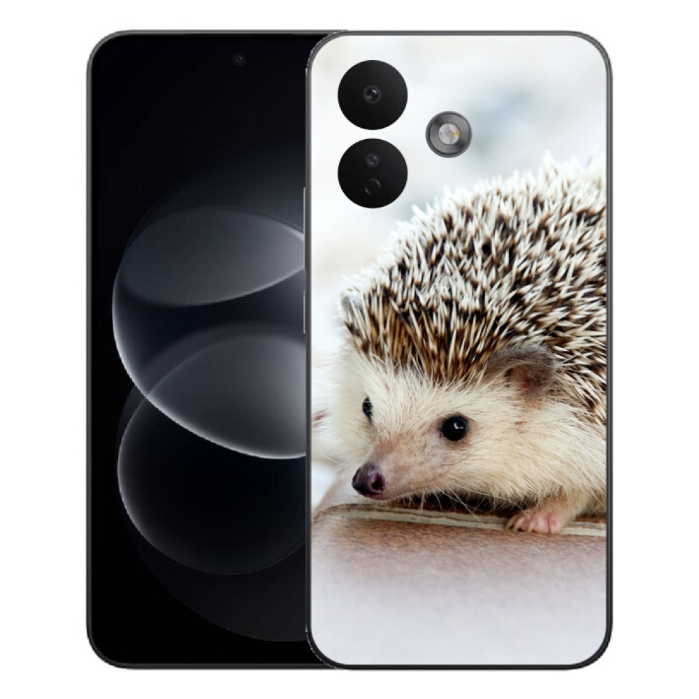 Gelový kryt mmCase na Xiaomi Redmi Note 17 Pro 5G - ježek