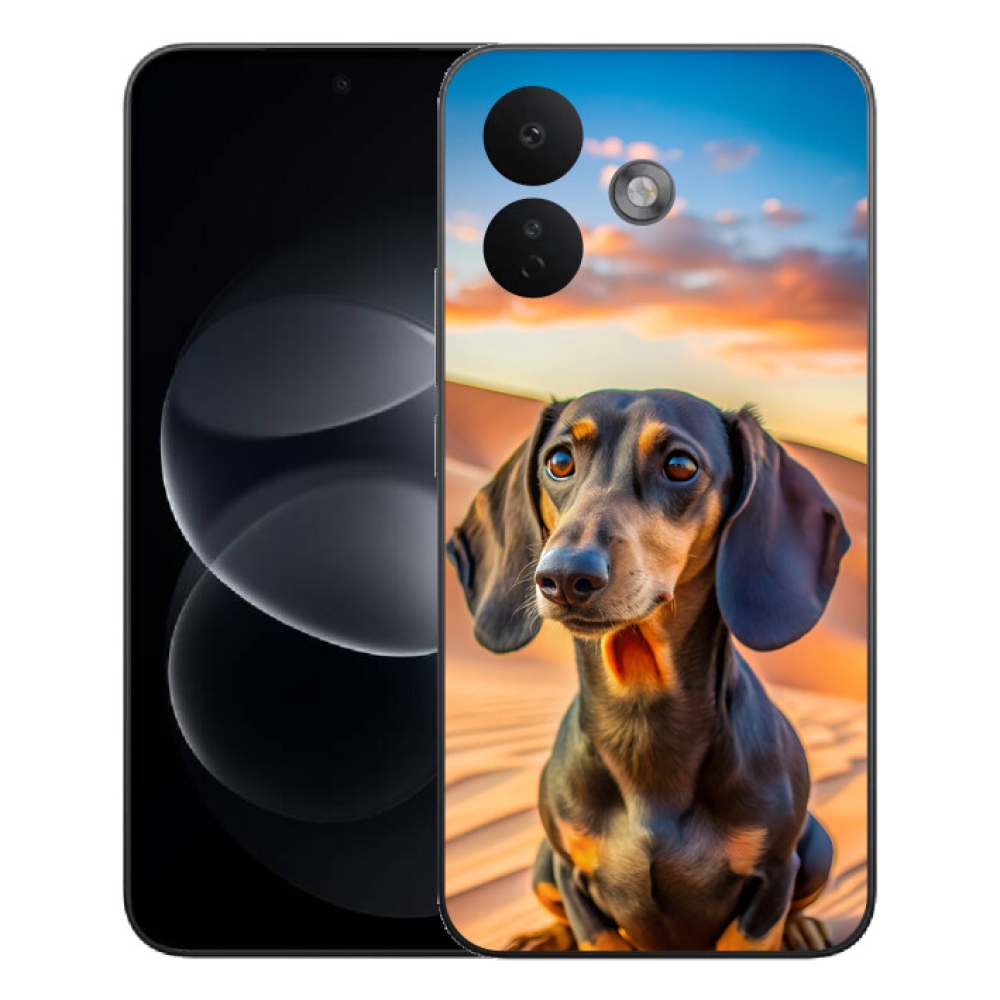 Gelový kryt mmCase na Xiaomi Redmi Note 17 Pro 5G - jezevčík 3 