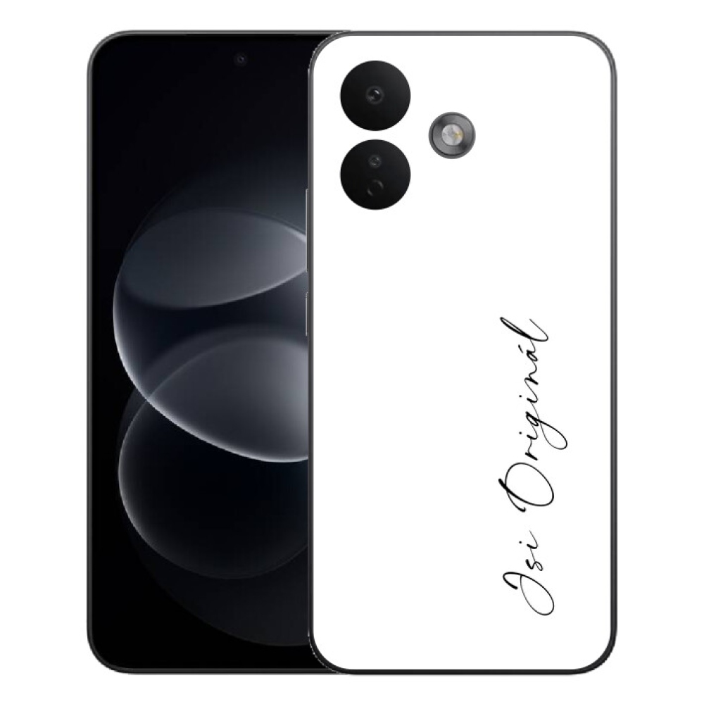 Gelový kryt mmCase na Xiaomi Redmi Note 17 Pro 5G - jsi originál bílé pozadí