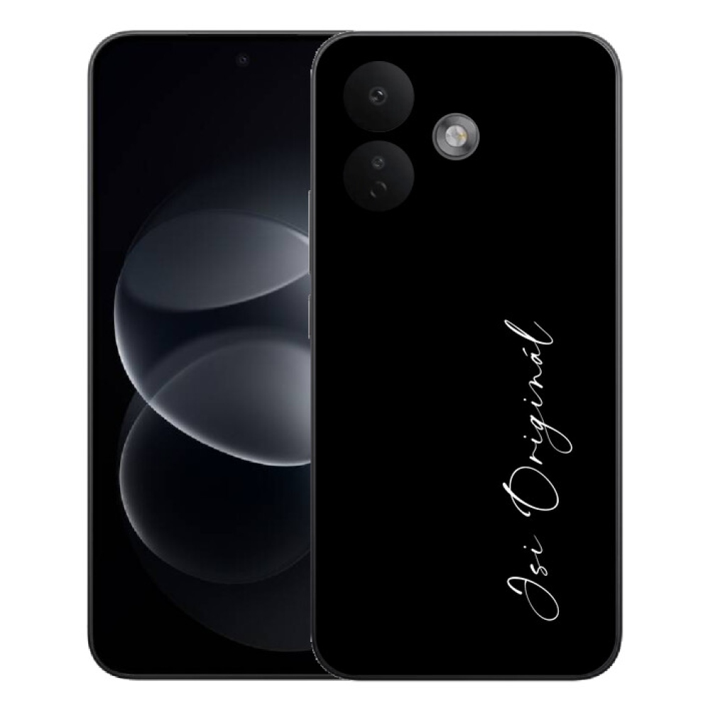 Gelový kryt mmCase na Xiaomi Redmi Note 17 Pro 5G - jsi originál černé pozadí