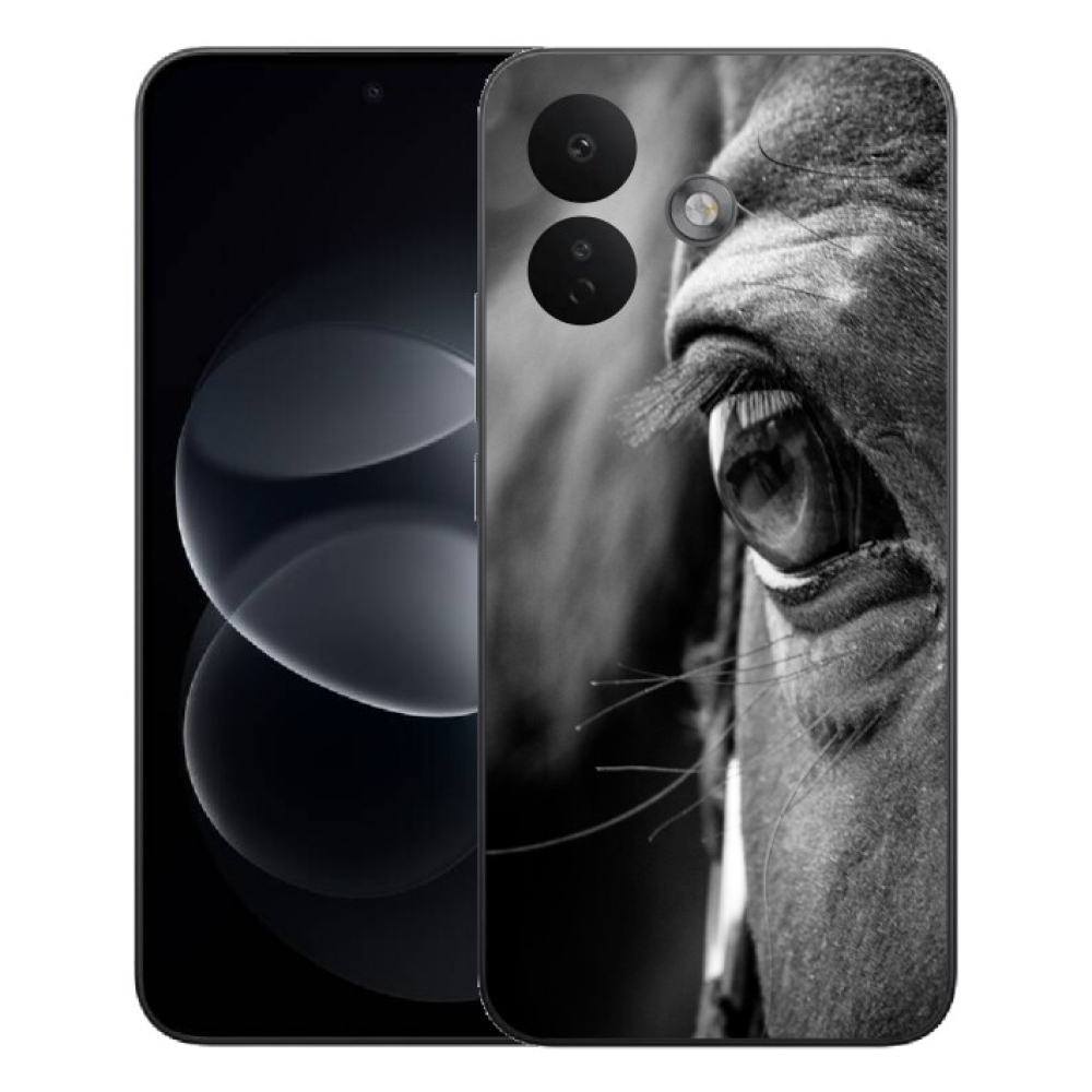 Gelový kryt mmCase na Xiaomi Redmi Note 17 Pro 5G - koňský pohled