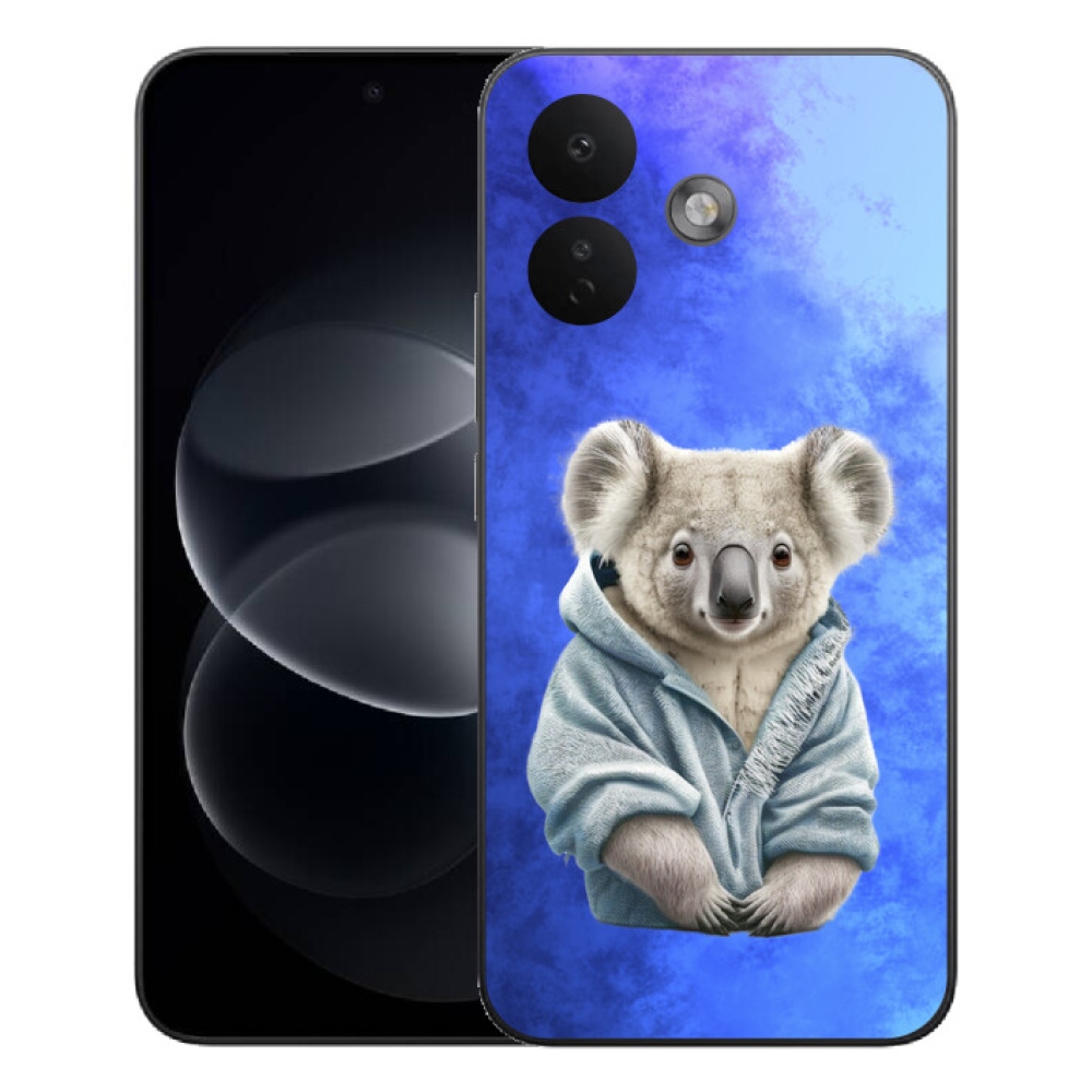 Gelový kryt mmCase na Xiaomi Redmi Note 17 Pro 5G - koala ve svetru