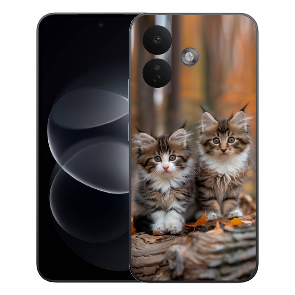 Gelový kryt mmCase na Xiaomi Redmi Note 17 Pro 5G - kočičí duo 3