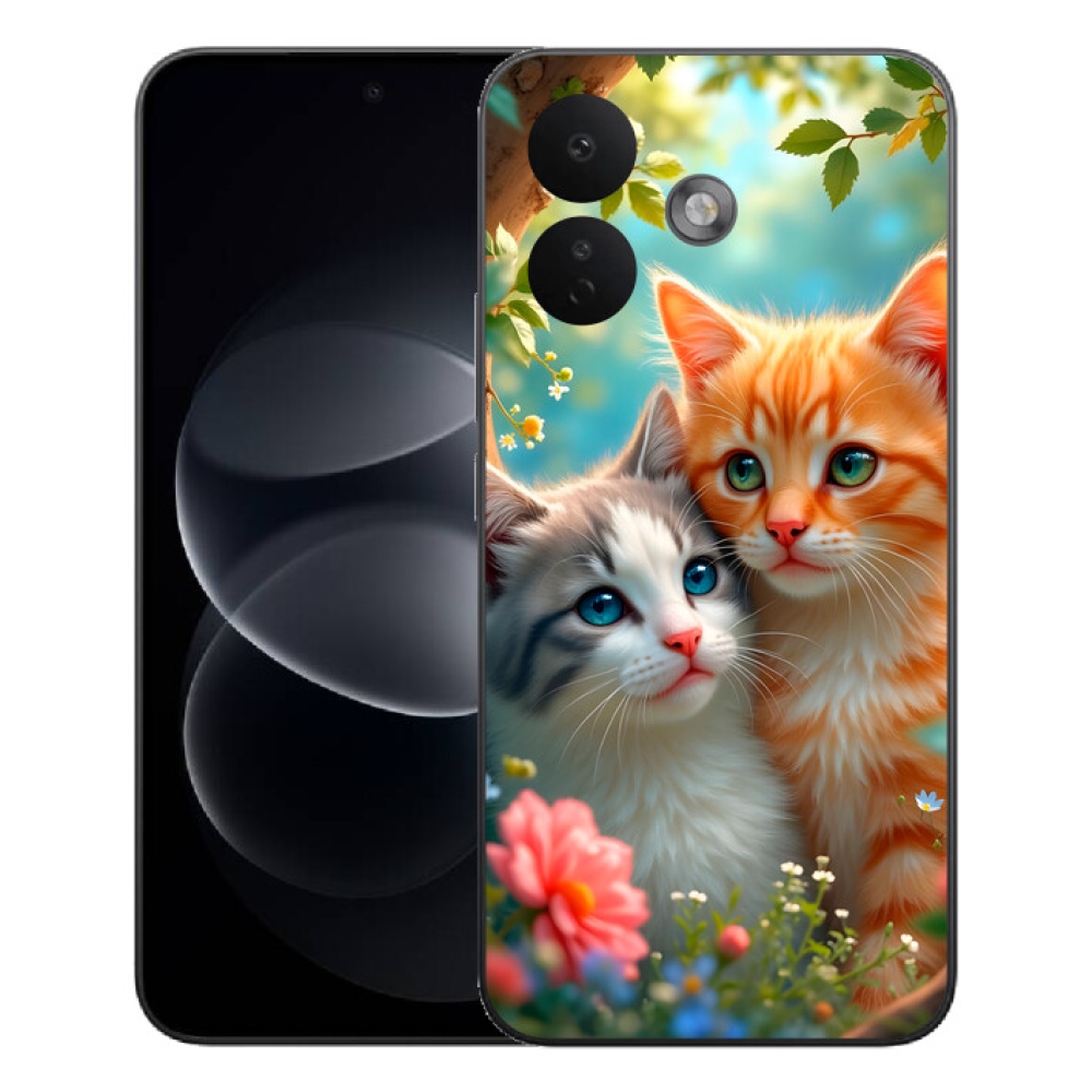 Gelový kryt mmCase na Xiaomi Redmi Note 17 Pro 5G - kočičí láska 2