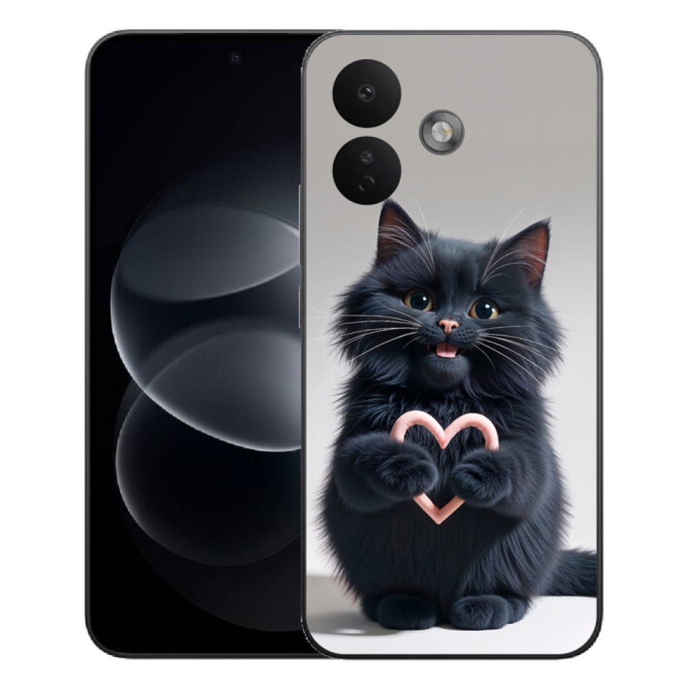 Gelový kryt mmCase na Xiaomi Redmi Note 17 Pro 5G - kočičí láska 3