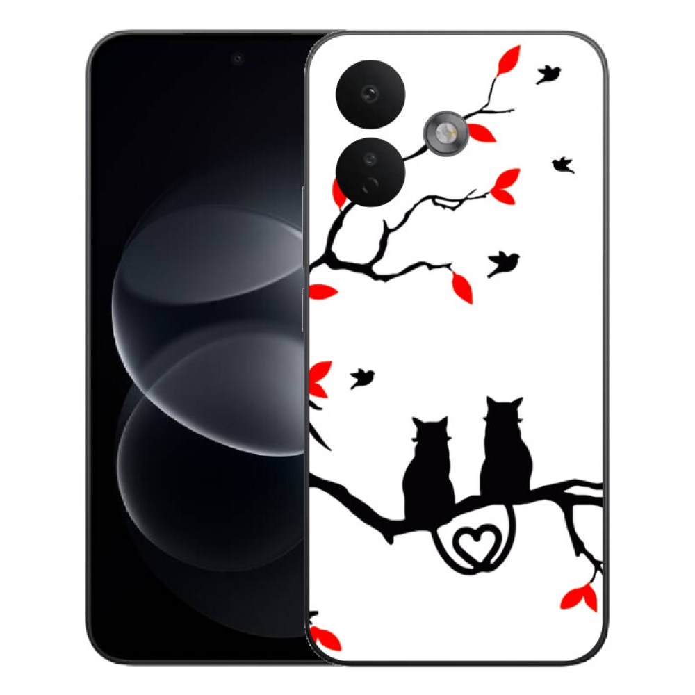 Gelový kryt mmCase na Xiaomi Redmi Note 17 Pro 5G - kočičí láska