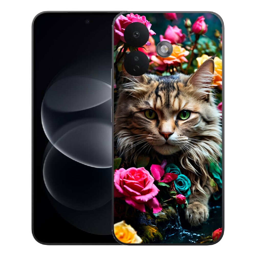 Gelový kryt mmCase na Xiaomi Redmi Note 17 Pro 5G - kočíčí pohled 2