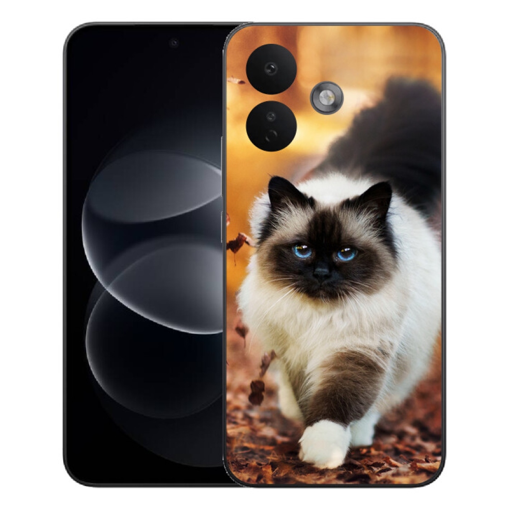 Gelový kryt mmCase na Xiaomi Redmi Note 17 Pro 5G - kočka