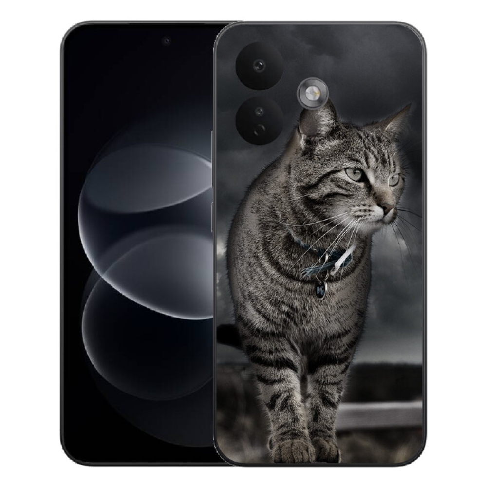 Gelový kryt mmCase na Xiaomi Redmi Note 17 Pro 5G - kočka