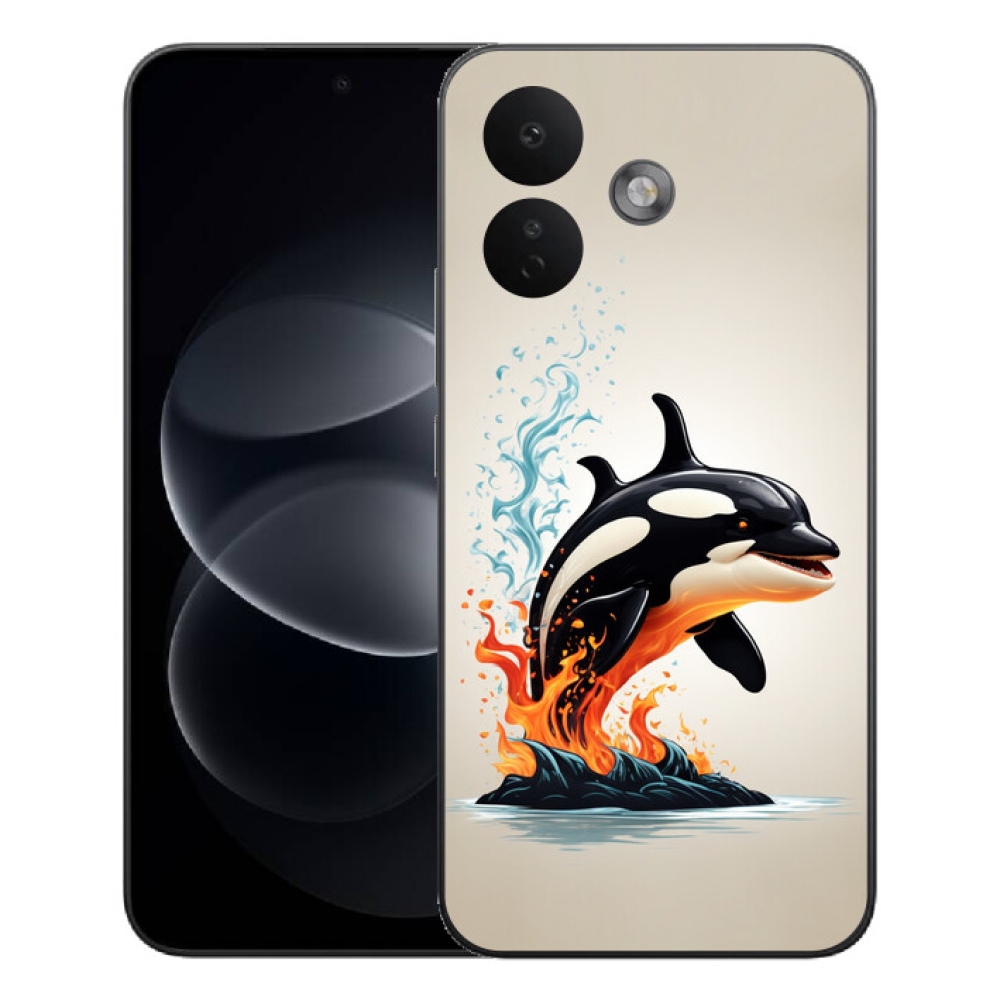 Gelový kryt mmCase na Xiaomi Redmi Note 17 Pro 5G - kosatka