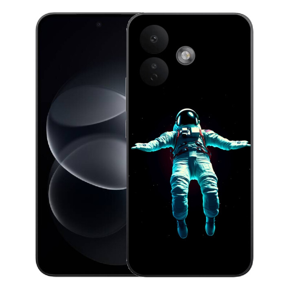 Gelový kryt mmCase na Xiaomi Redmi Note 17 Pro 5G - kosmonaut