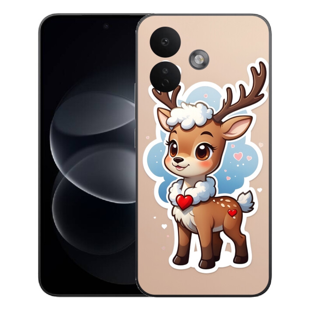 Gelový kryt mmCase na Xiaomi Redmi Note 17 Pro 5G - kreslený sob