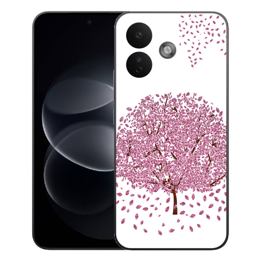 Gelový kryt mmCase na Xiaomi Redmi Note 17 Pro 5G - kreslený strom s listy