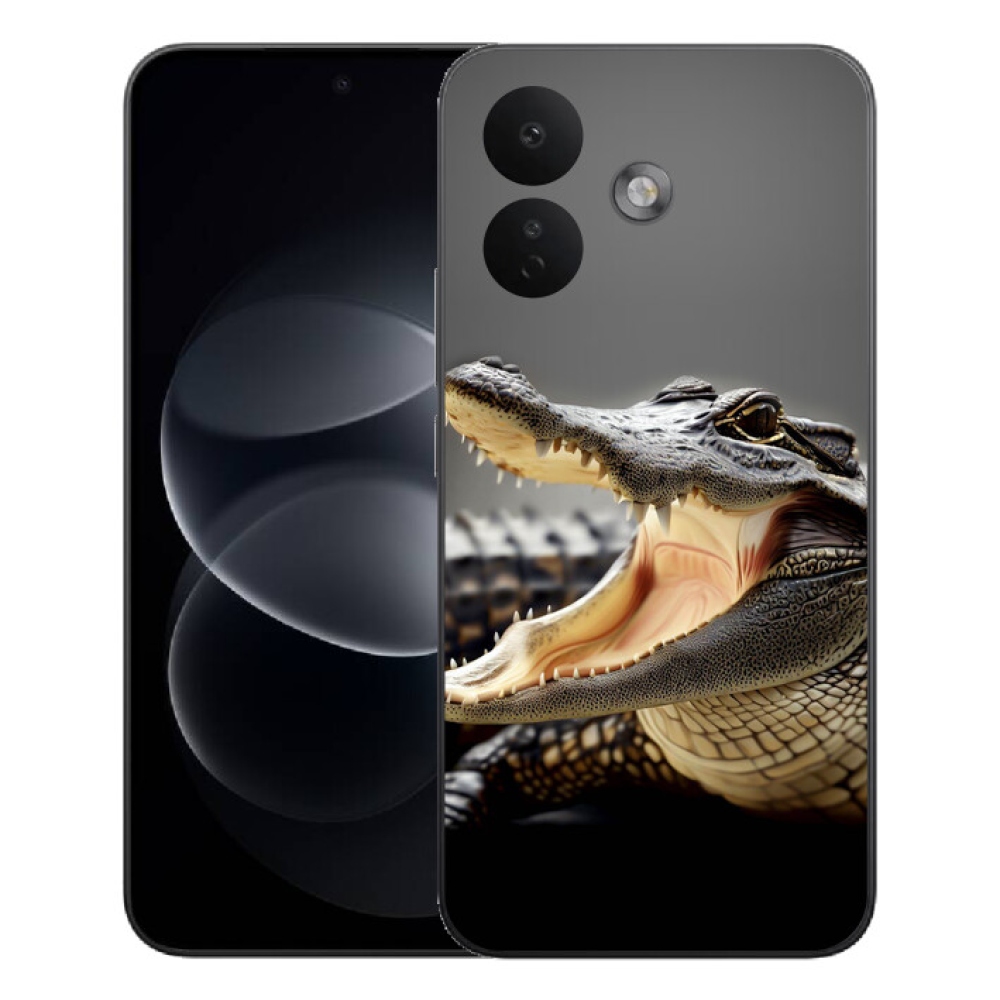 Gelový kryt mmCase na Xiaomi Redmi Note 17 Pro 5G - krokodýl