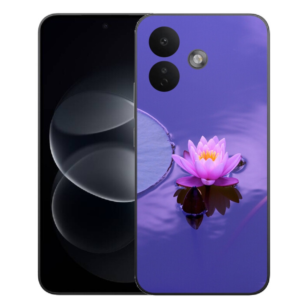 Gelový kryt mmCase na Xiaomi Redmi Note 17 Pro 5G - květ na hladině