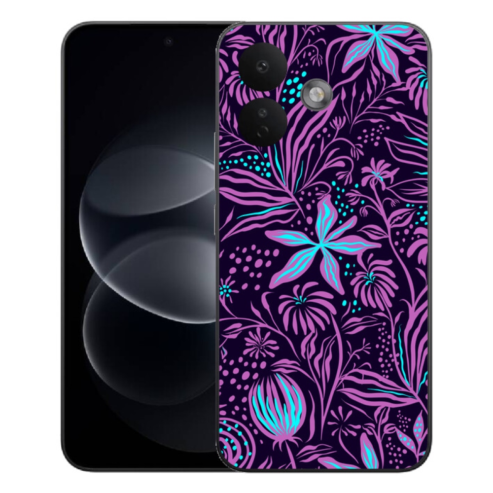 Gelový kryt mmCase na Xiaomi Redmi Note 17 Pro 5G - květiny 2