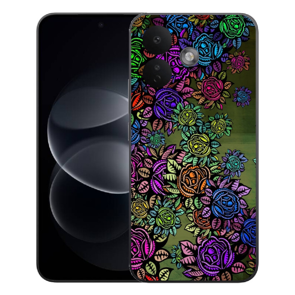 Gelový kryt mmCase na Xiaomi Redmi Note 17 Pro 5G - květiny 6