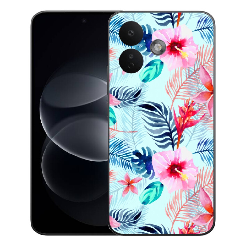 Gelový kryt mmCase na Xiaomi Redmi Note 17 Pro 5G - květiny
