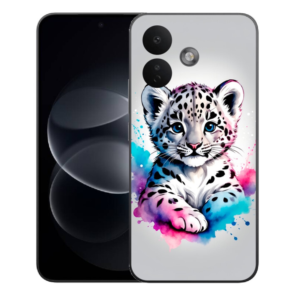 Gelový kryt mmCase na Xiaomi Redmi Note 17 Pro 5G - levhartí mládě