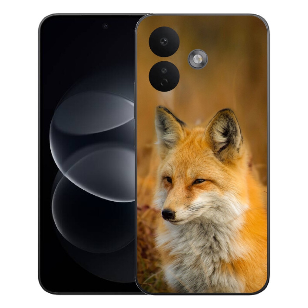 Gelový kryt mmCase na Xiaomi Redmi Note 17 Pro 5G - liška