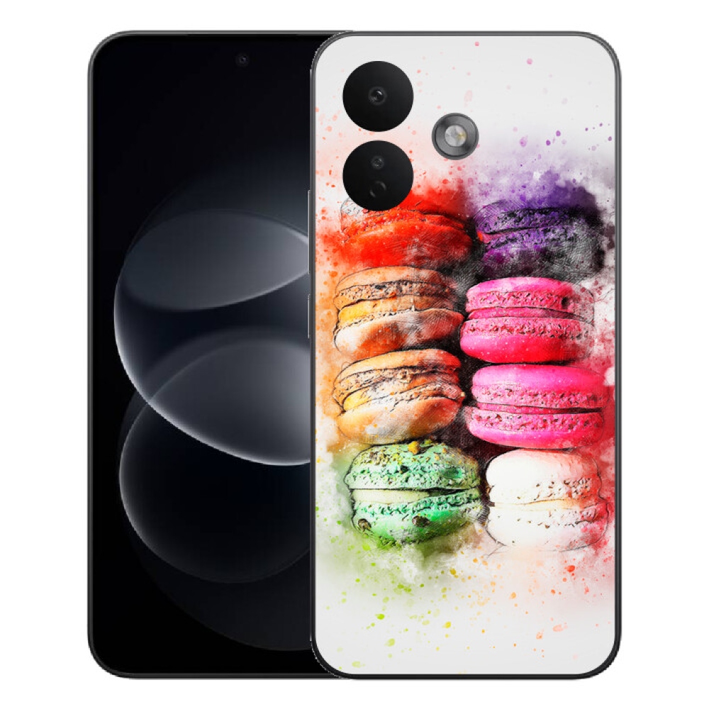Gelový kryt mmCase na Xiaomi Redmi Note 17 Pro 5G - makrónky