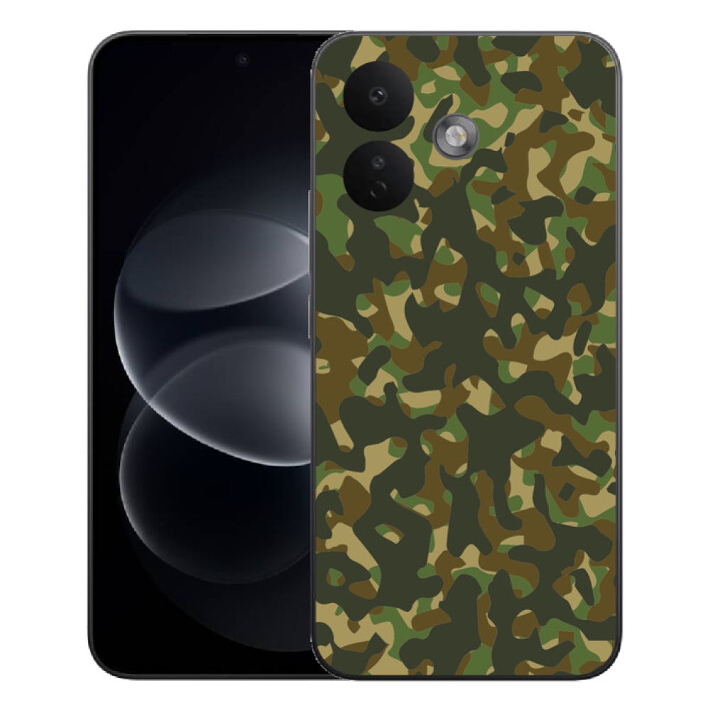 Gelový kryt mmCase na Xiaomi Redmi Note 17 Pro 5G - maskáčový vzor 1