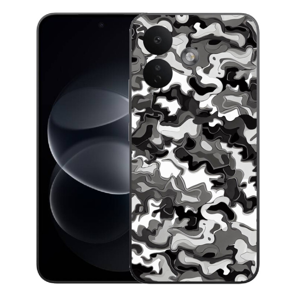 Gelový kryt mmCase na Xiaomi Redmi Note 17 Pro 5G - maskáčový vzor 3